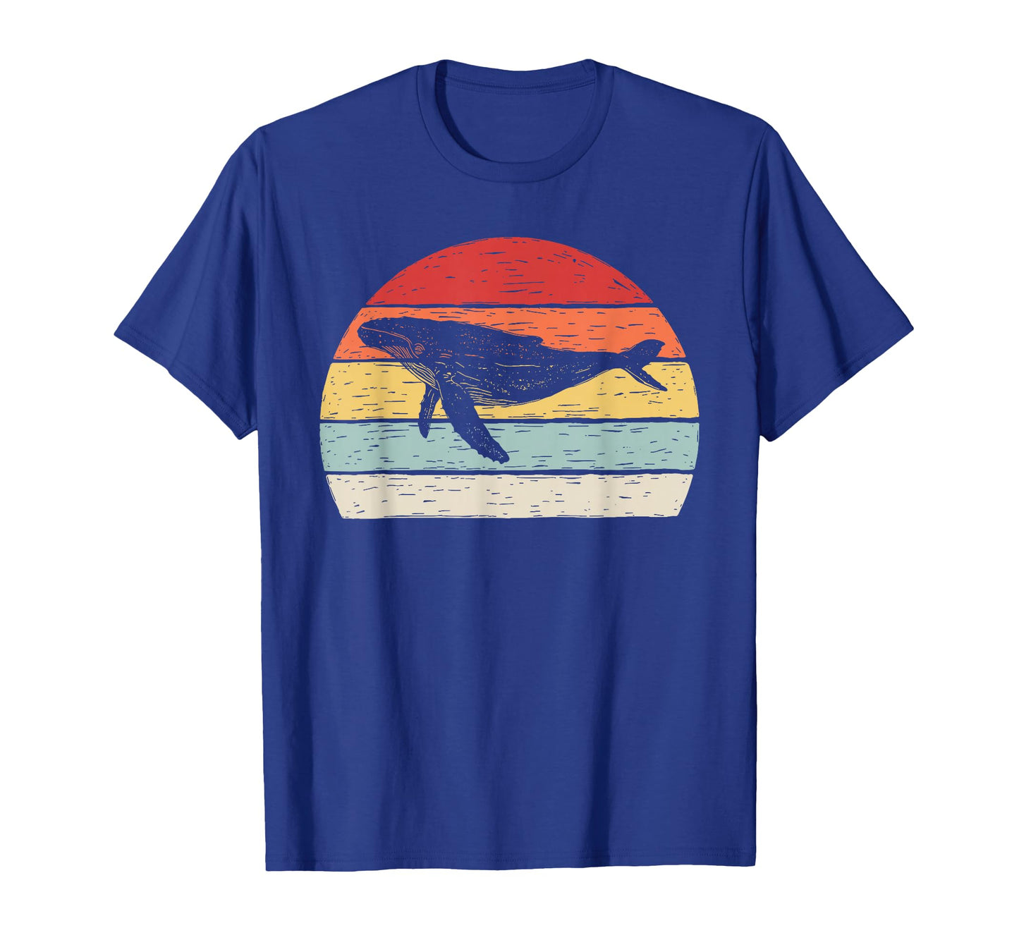 Vintage Retro Humpback Whale T-Shirt