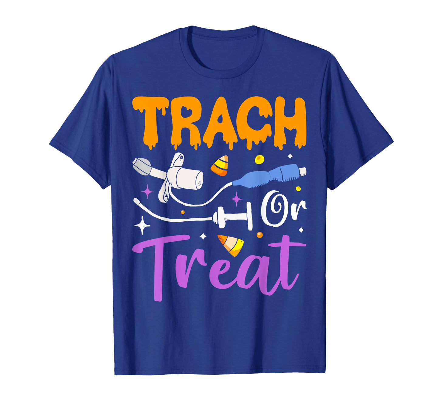 Halloween Lung Doctor Trach or Treat Respiratory Therapist T-Shirt