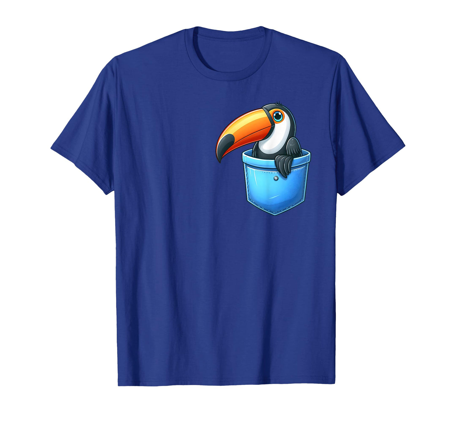 Adorable Toucan in Pocket for Kids, Boys, Girls, Women T-Shirt
