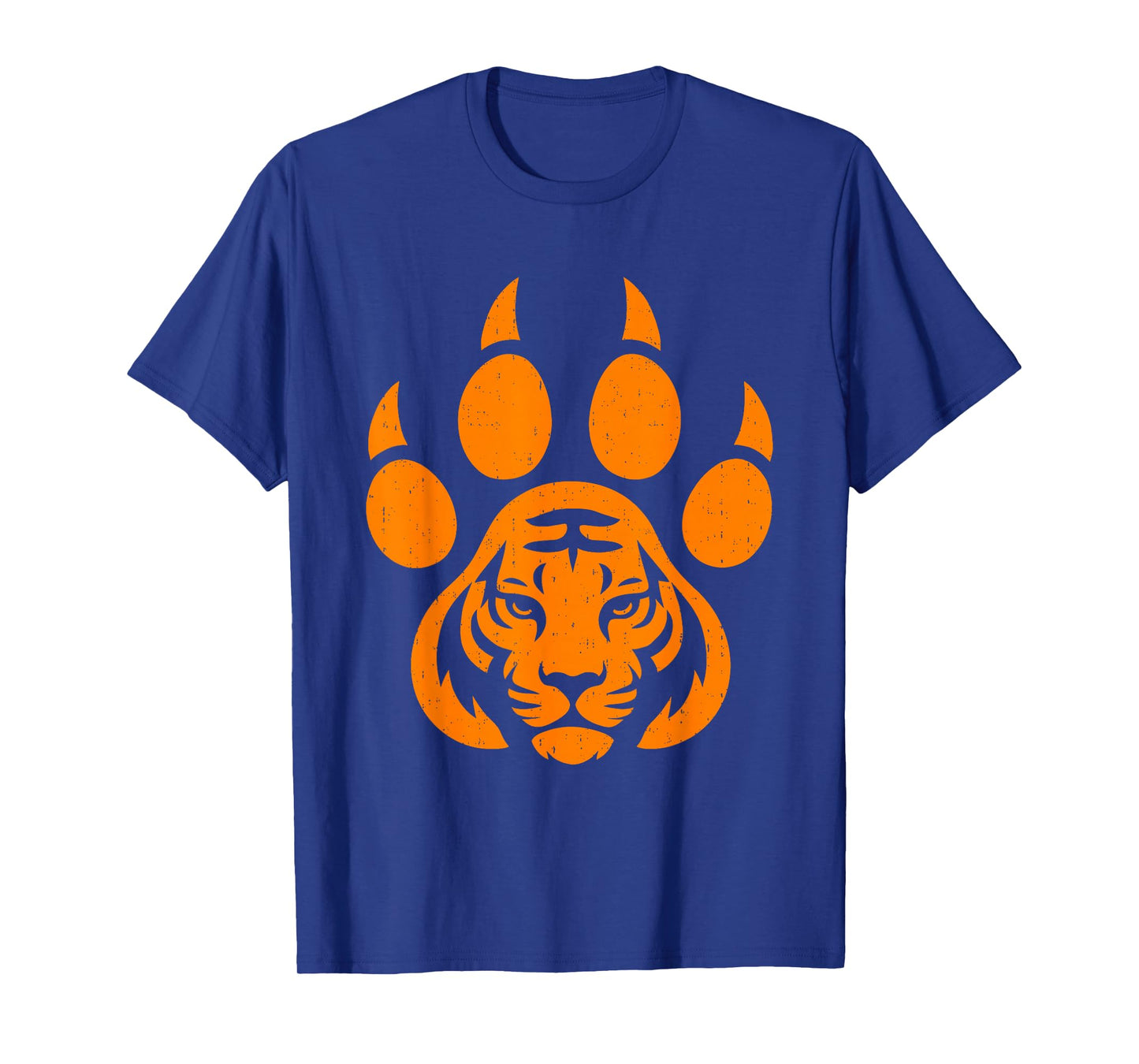 Cool Tiger Print Paw Wildlife Animal Jungle T-Shirt