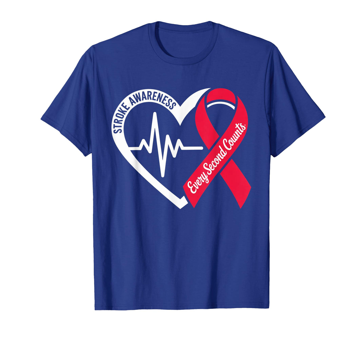 Stroke Awareness Heart Stroke Survivor Warrior Brain Attack T-Shirt