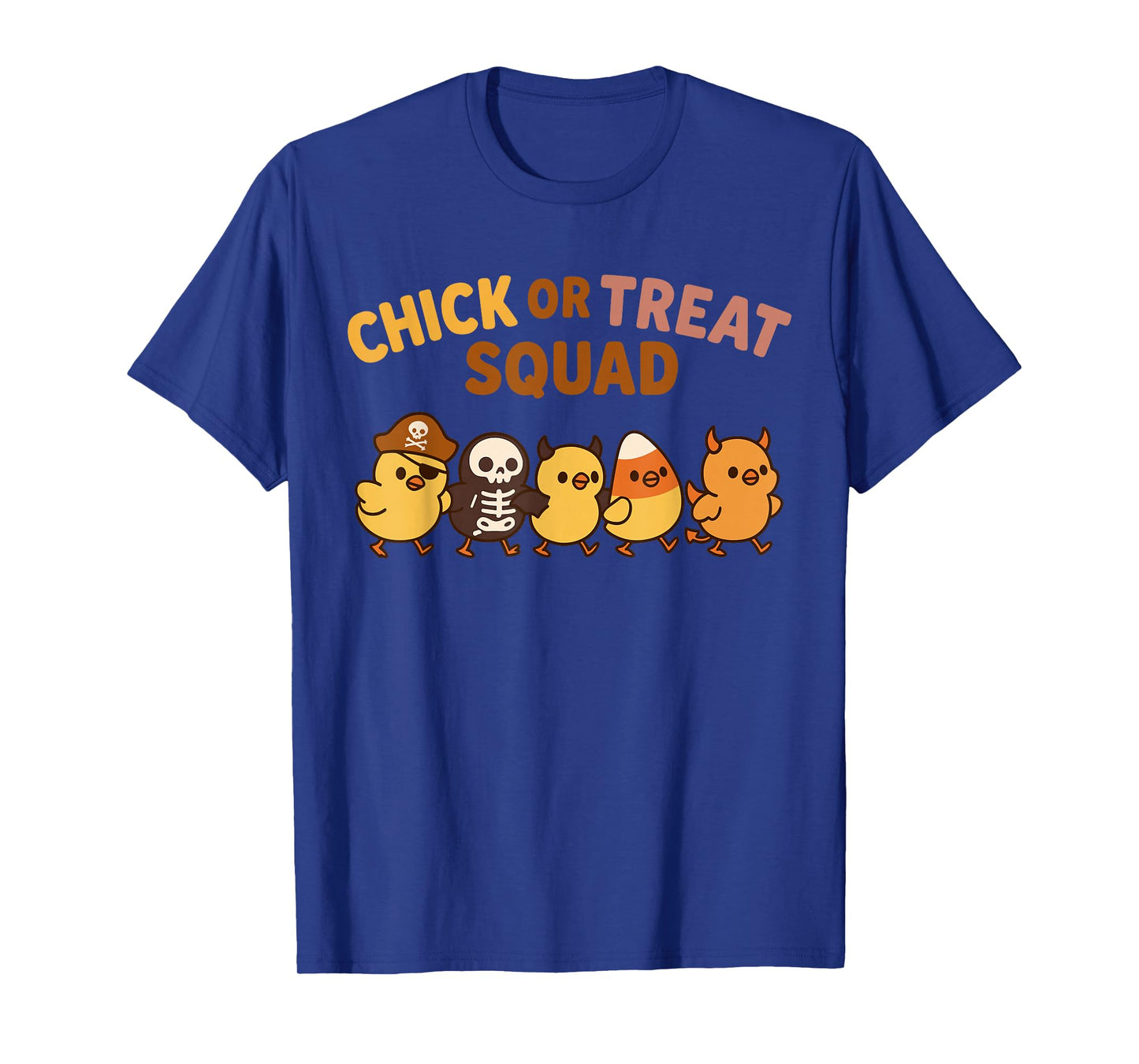 Funny Chick Halloween Costume Group Trick or Treat Squad T-Shirt