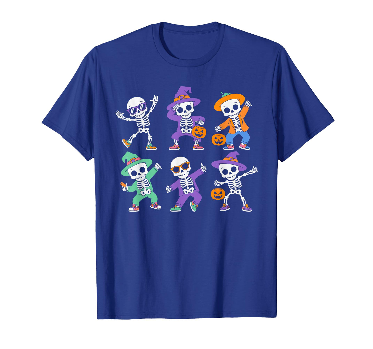 Funny Skeleton Dancing Halloween Costume for Family Boys Men T-Shirt