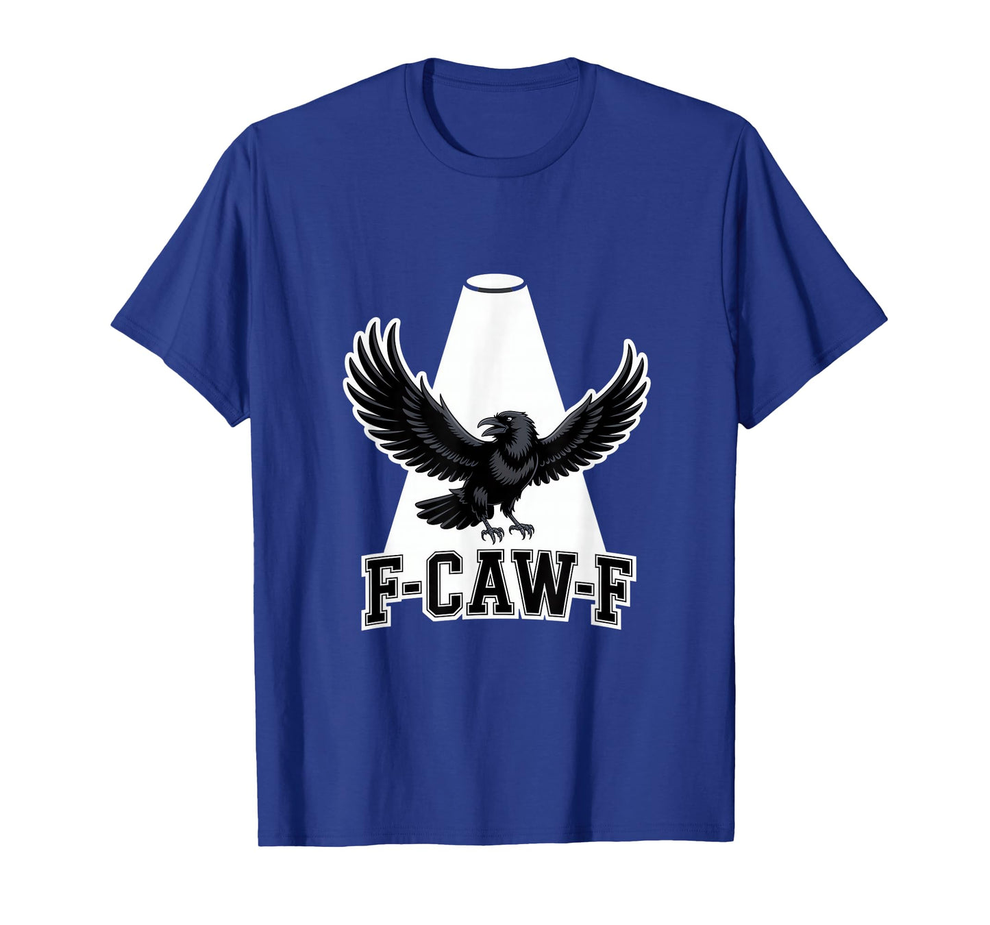 Raven Crow F-CAW-F Spotlight Gothic Humor T-Shirt