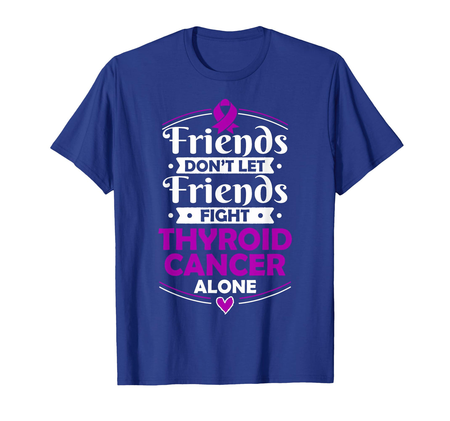 Purple Awareness Ribbon - Gift for Thyroid Cancer Patients