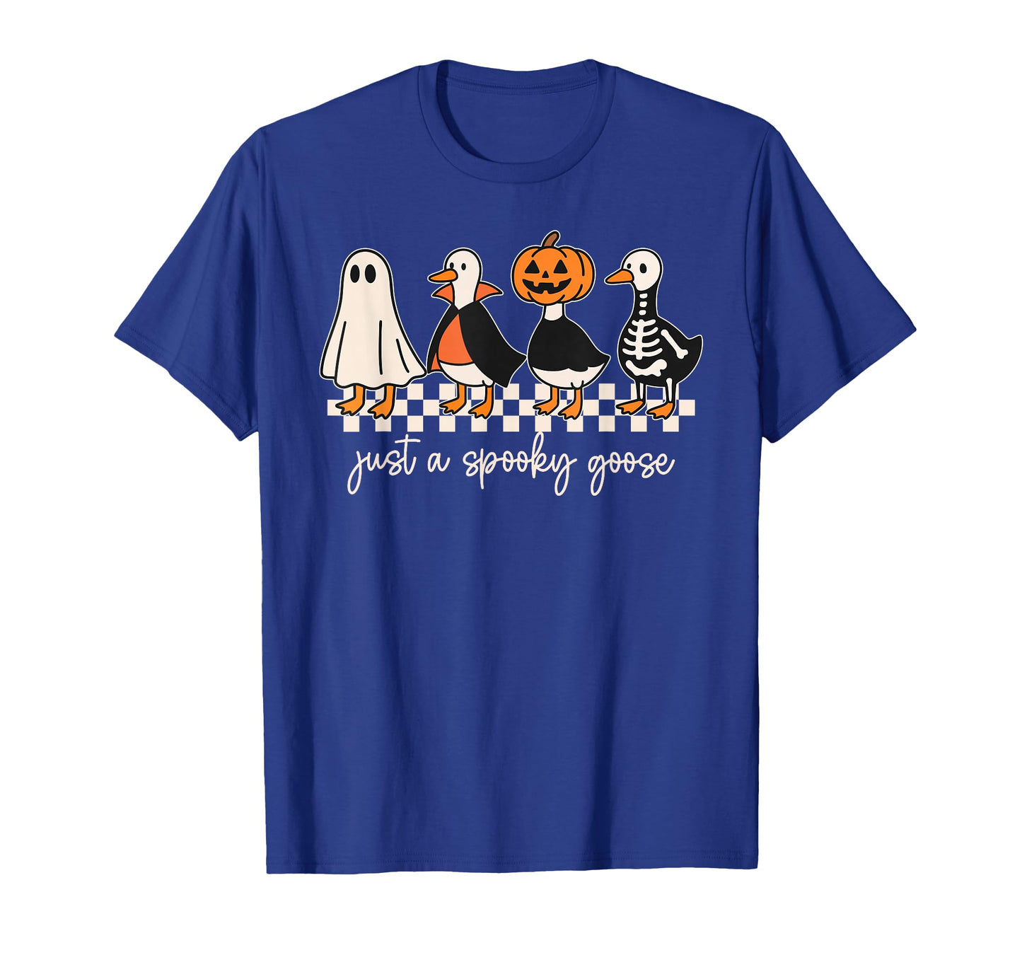 Just A Spooky Goose Halloween Silly Goose Funny Halloween T-Shirt