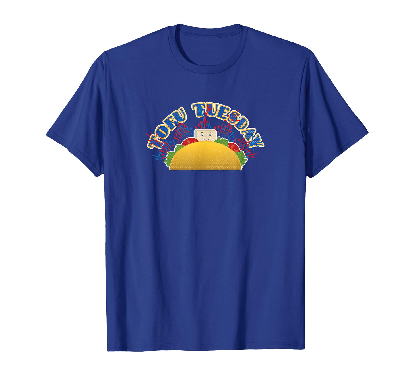 Tofu Tuesday Funny Vegan Vegetarian Taco Bar T-Shirt