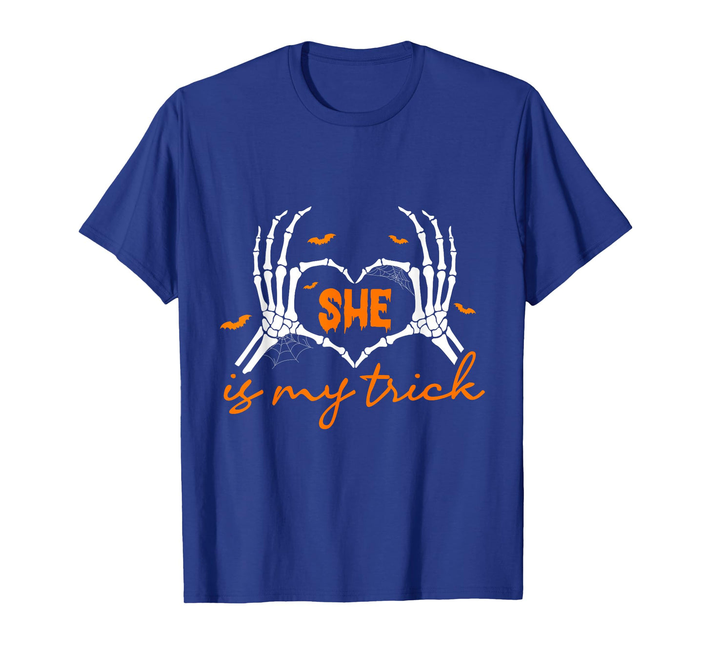 Halloween Costume Boyfriend She is My Treat Matching Couple T-Shirt