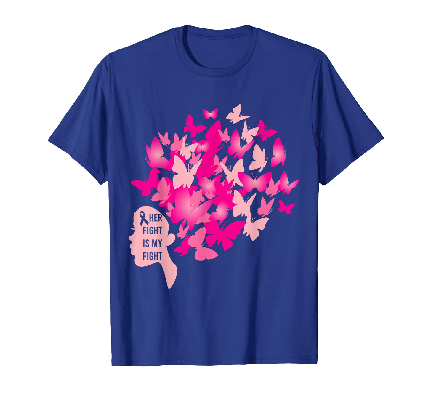 Her Fight is My Fight Cool Breast Cancer Awareness Gifts T-Shirt