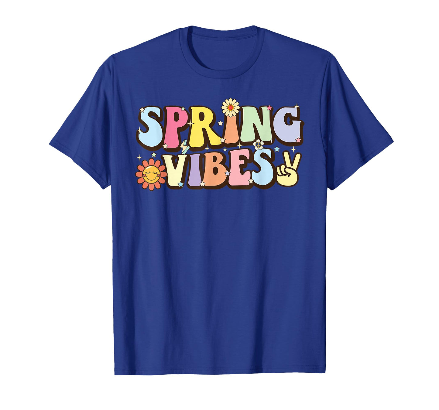 Hello Spring vibes Flowers Bloom Floral First day of Spring T-Shirt