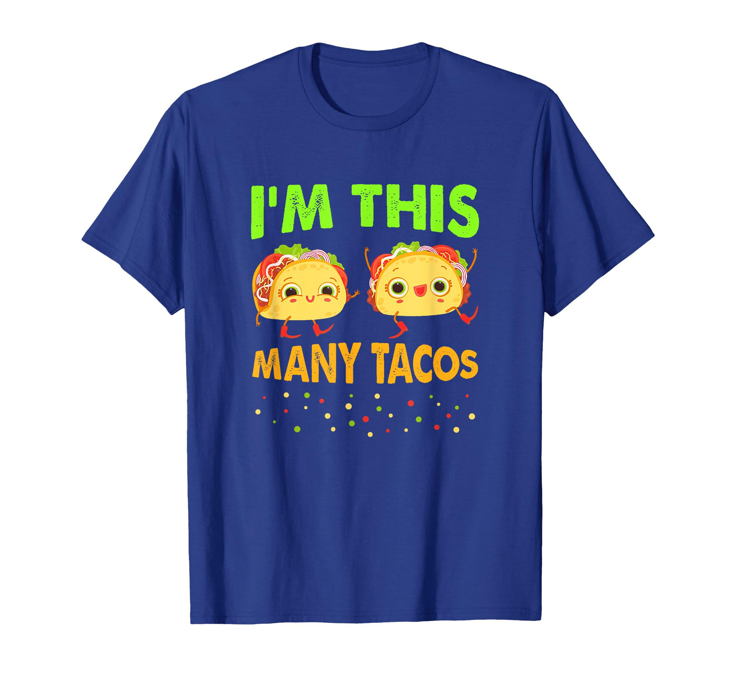 I'm This Many Tacos Second Birthday Twosday Cinco De Mayo T-Shirt