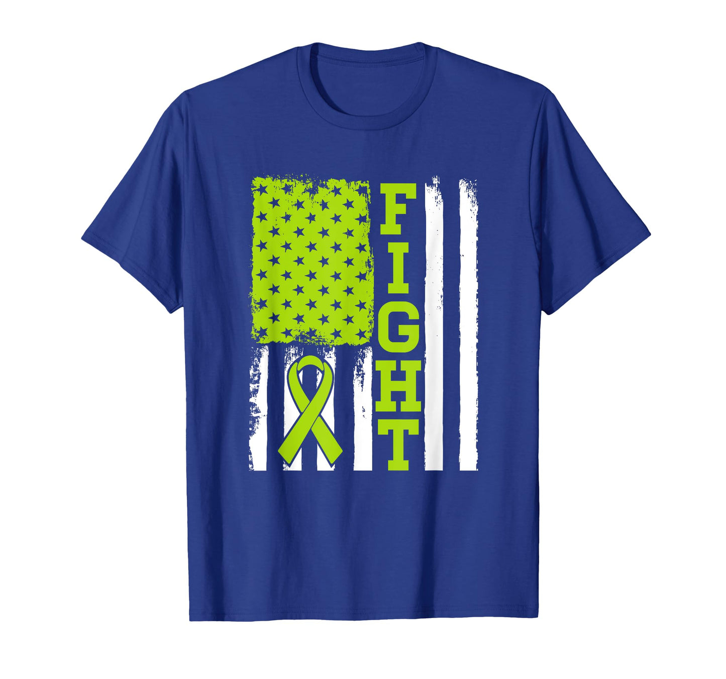 Fight Flag - Lymphoma Cancer Shirt Gift For Lymphoma Fighter T-Shirt