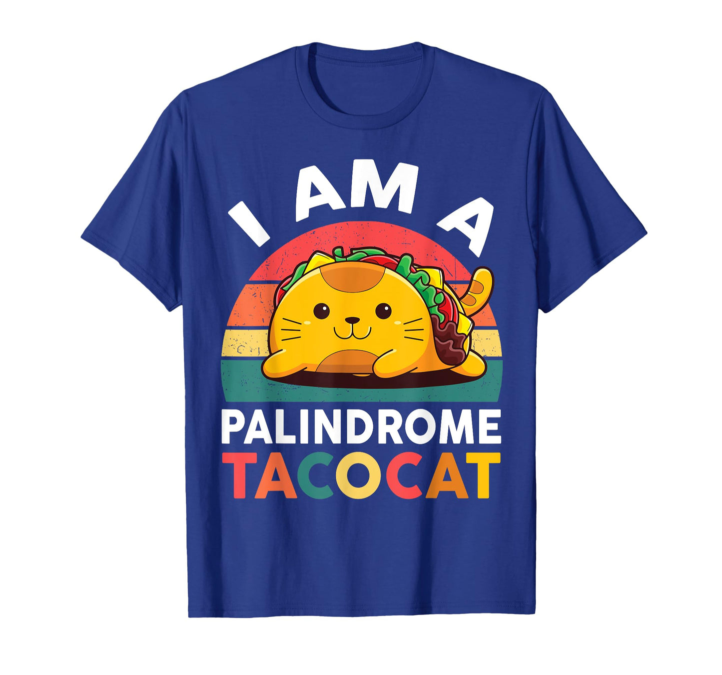 Cat Taco-Shirt Kids Youth Boy Girl I'm A Palindrome Taco-Cat T-Shirt