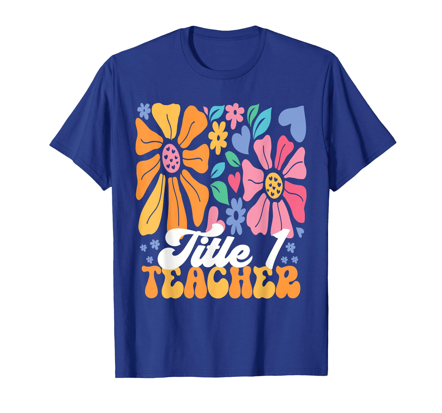Title 1 Teacher Appreciation Reading Teacher Back To School T-Shirt