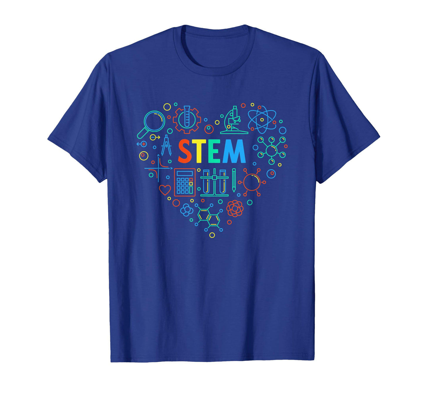 STEM Heart - Science, Technology, Engineering Math Teachers T-Shirt