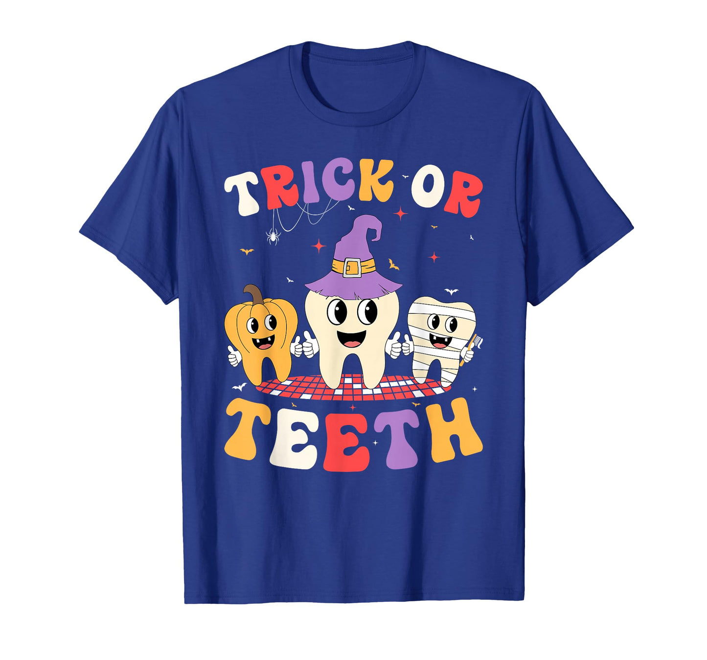 Trick or Teeth Dental Assistant Dentist Funny Halloween T-Shirt