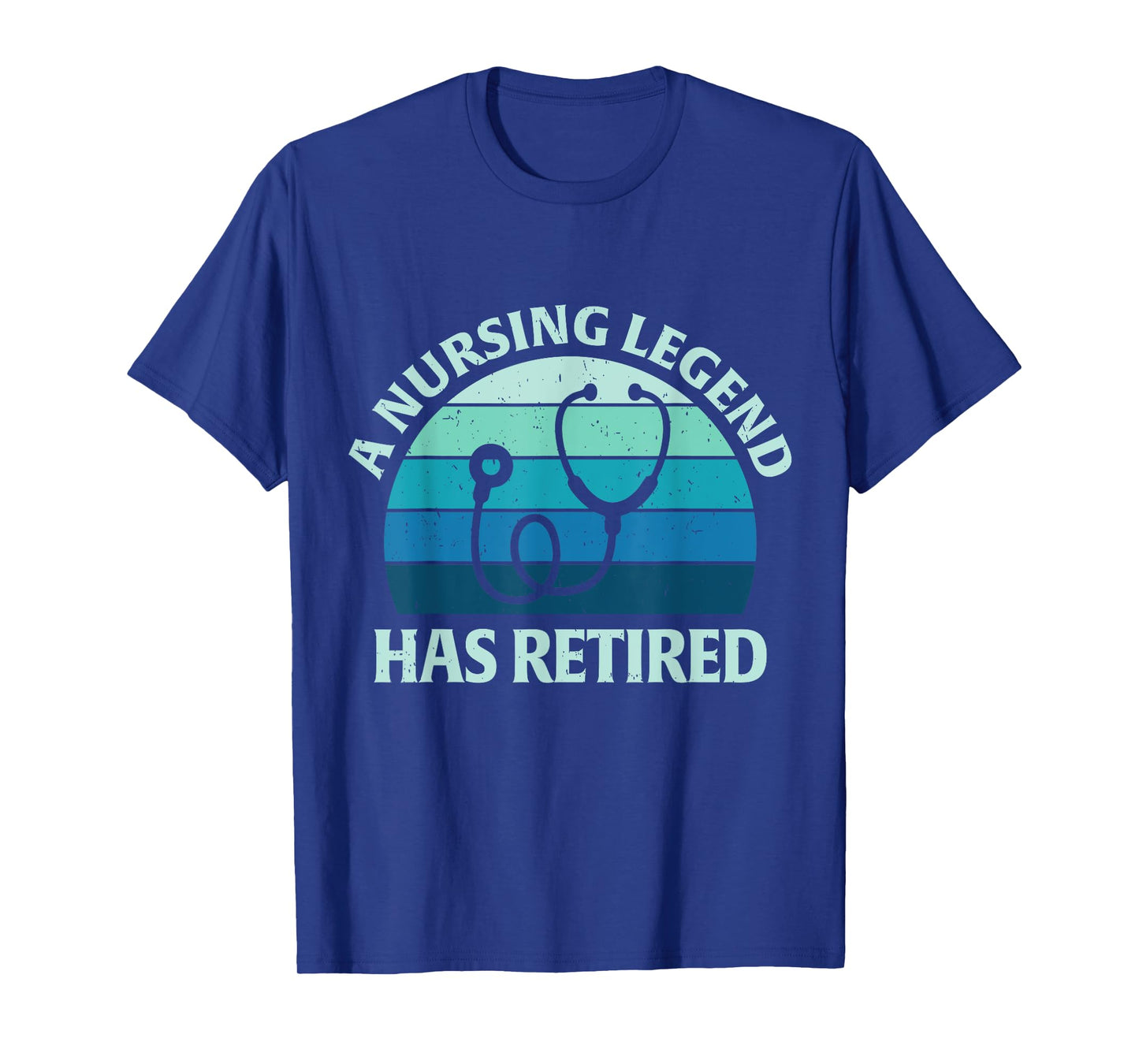 A Nursing Legend Has Retired Retro Style Women Retirement T-Shirt