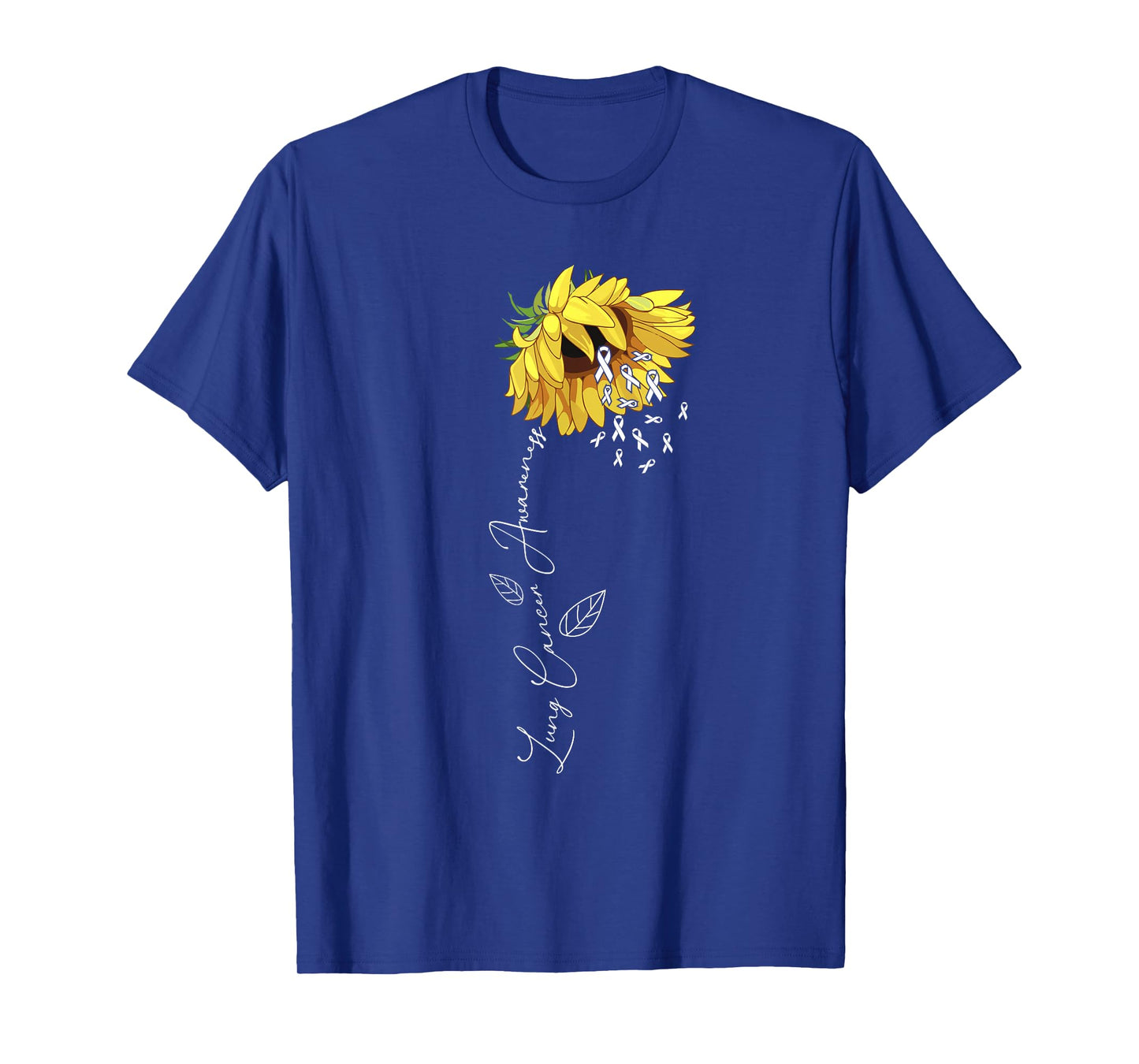 Lung Cancer Awareness Sunflower T-Shirt
