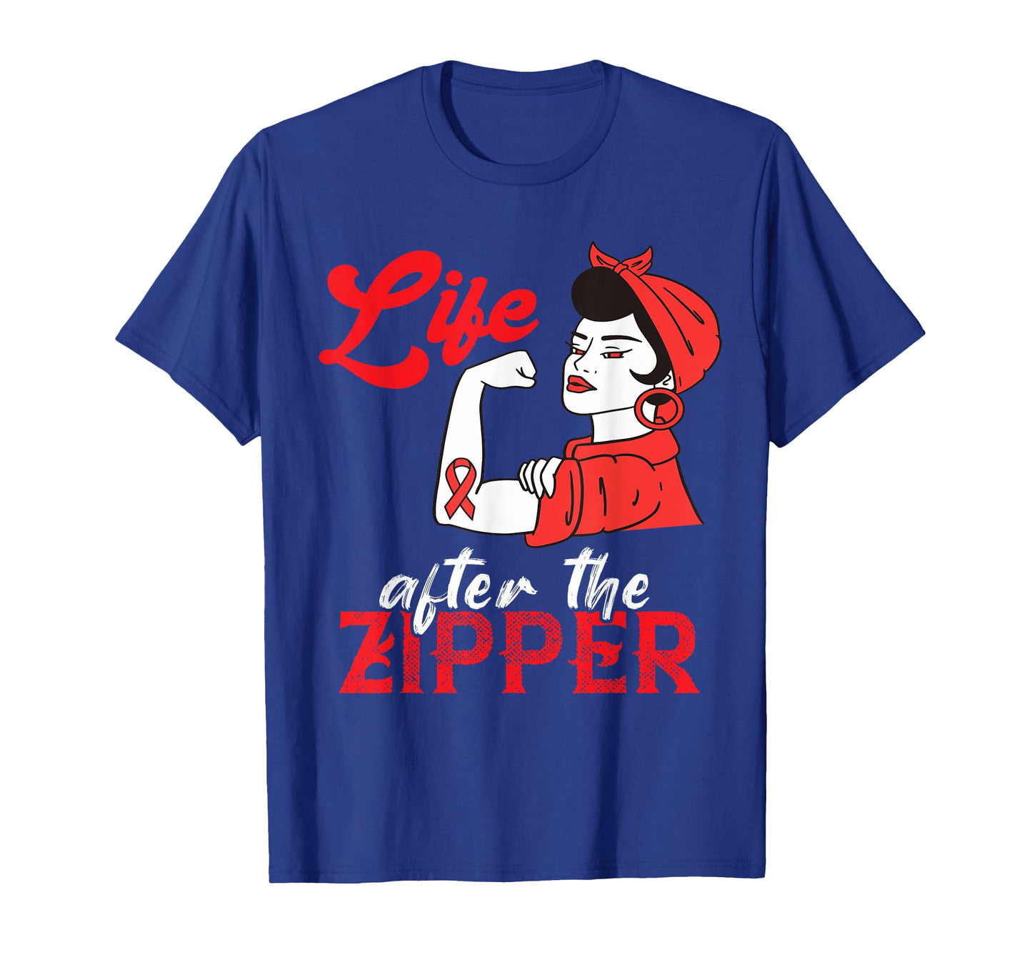 Open Heart Surgery Life After Zipper Bypass Artery Survivor T-Shirt