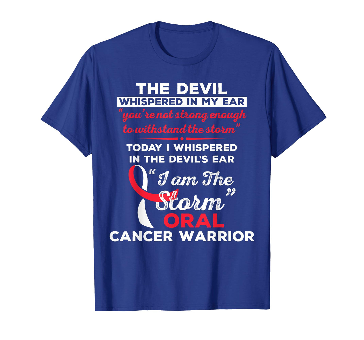 I Am the Storm Oral Cancer Warrior T-Shirt T-Shirt
