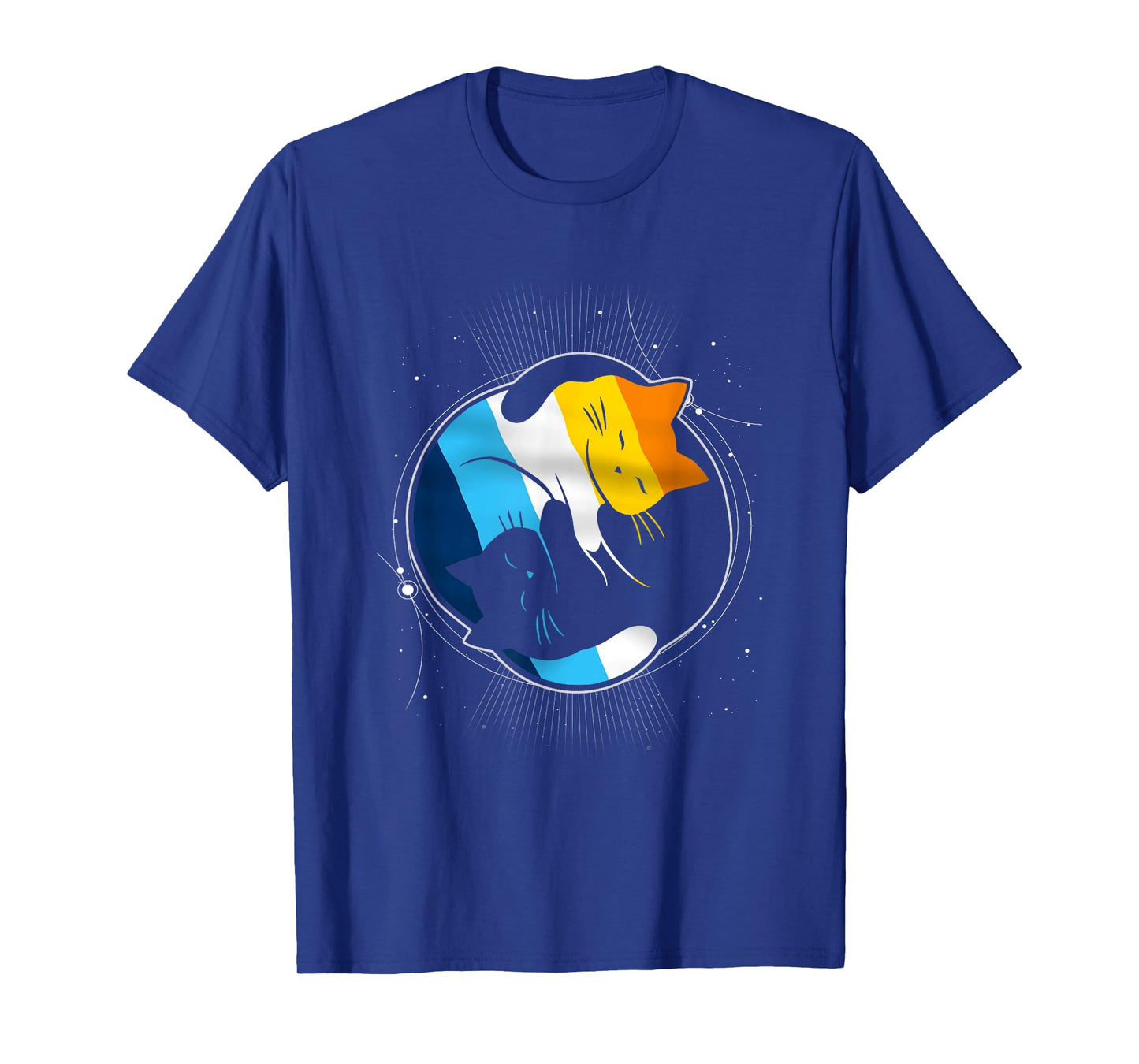 Aroace Cat LGBT Gay Asexual Aromantic Pride Flag Aro Ace T-Shirt