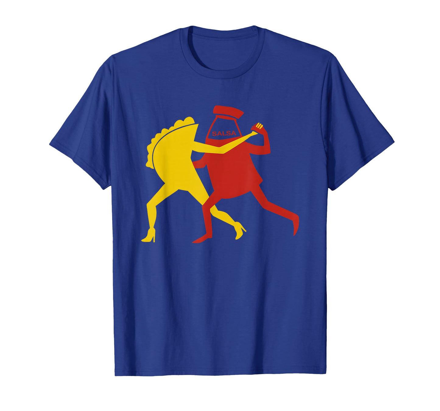 Funny Taco and Salsa Dancing Couple Mexican Food Pun T-Shirt