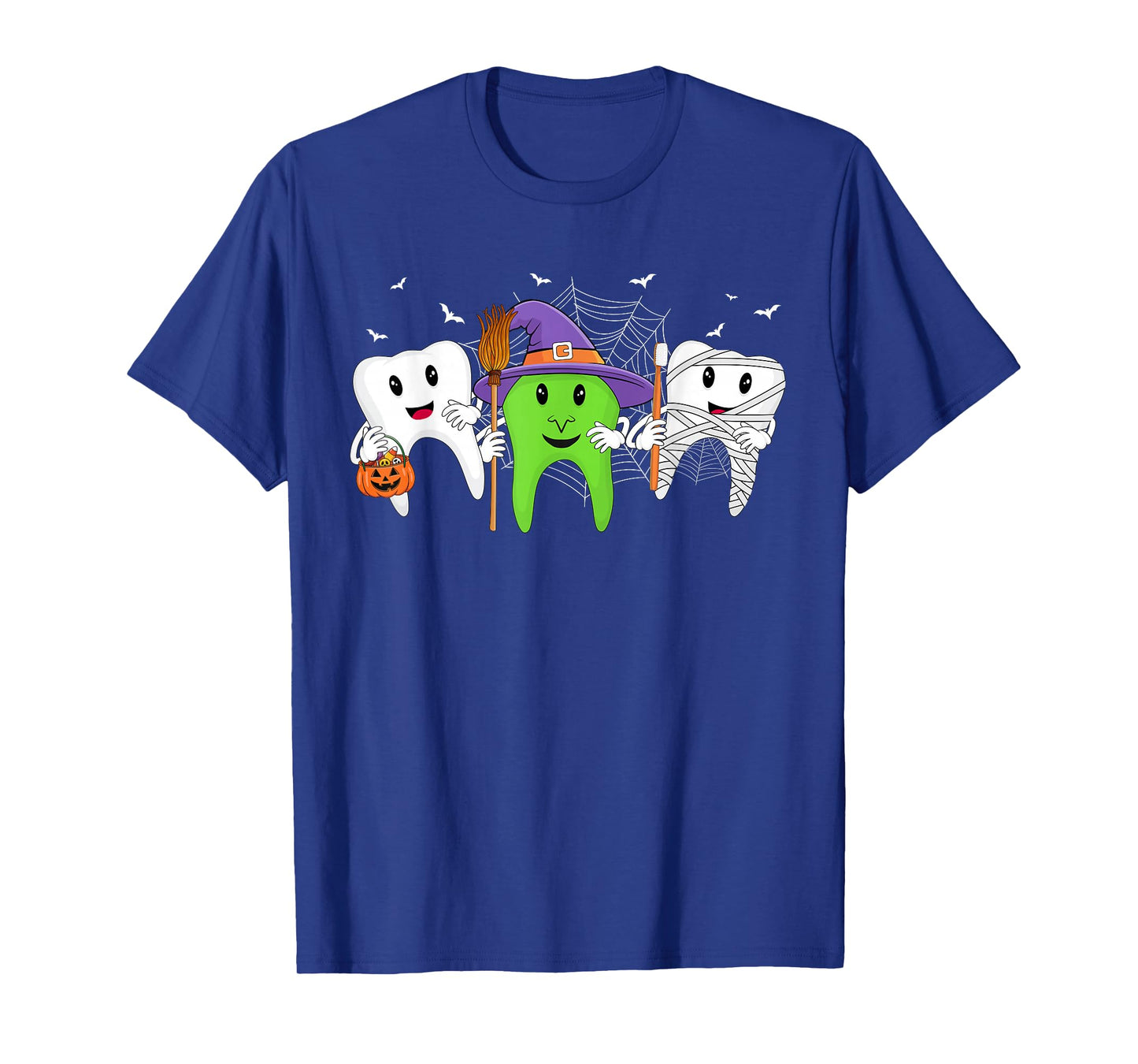 Tooth Halloween Costume Witch Trick or Teeth Dentist T-Shirt