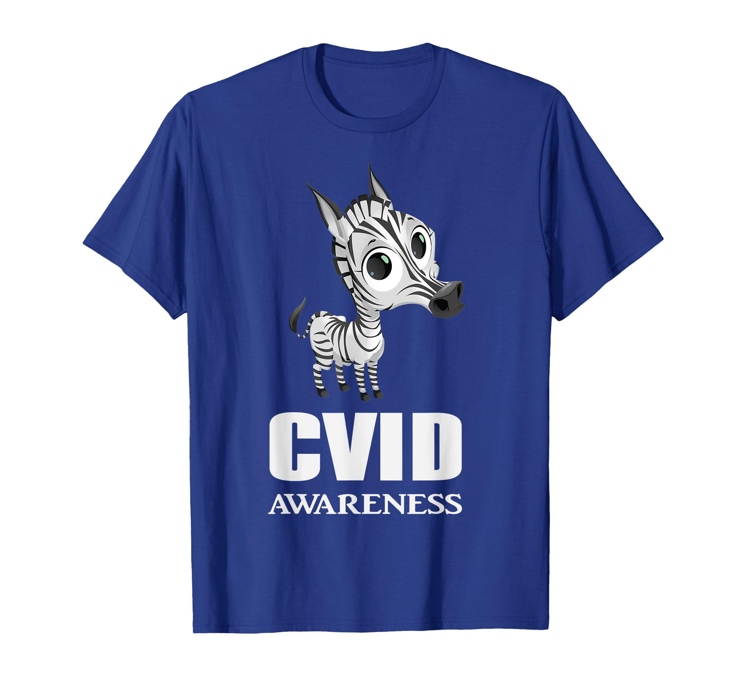 CVID Awareness Ribbon Common Variable Immunodeficiency Zebra T-Shirt