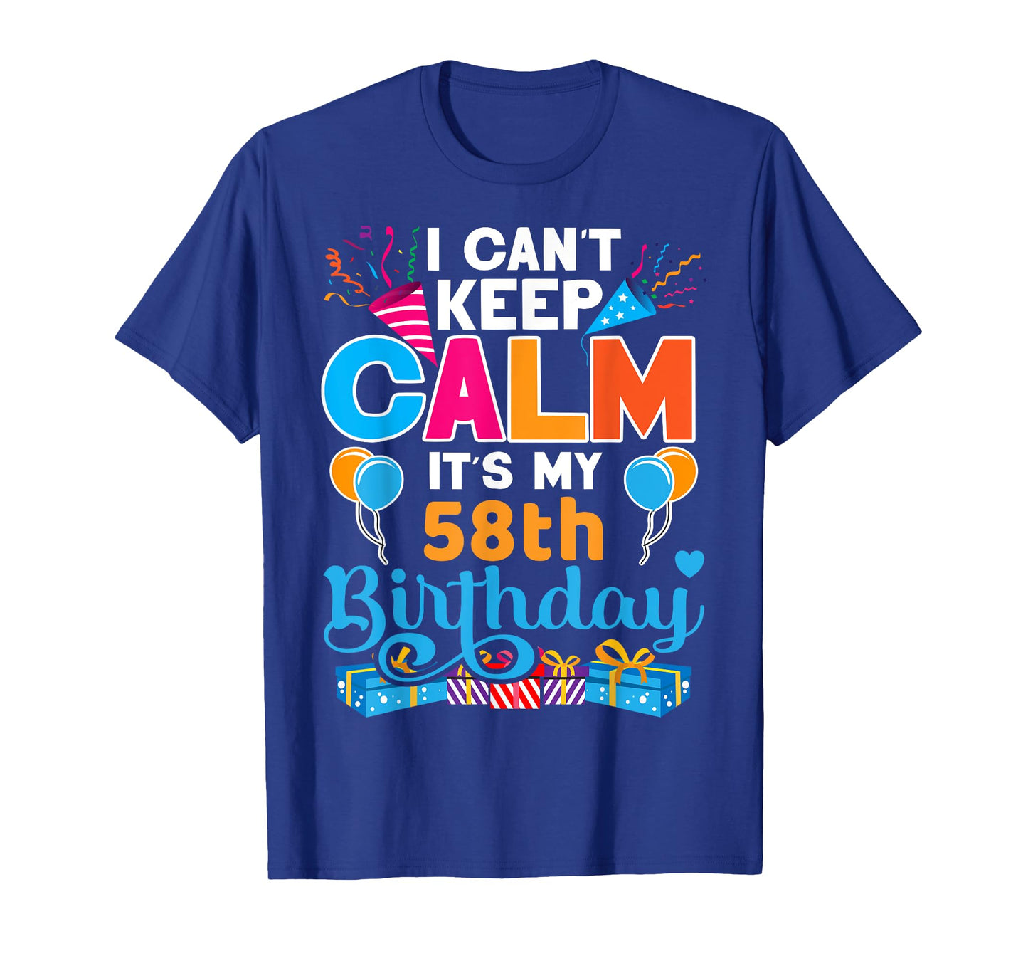 58 years old Tshirt Bday It's My 58th Birthday Women Men T-Shirt