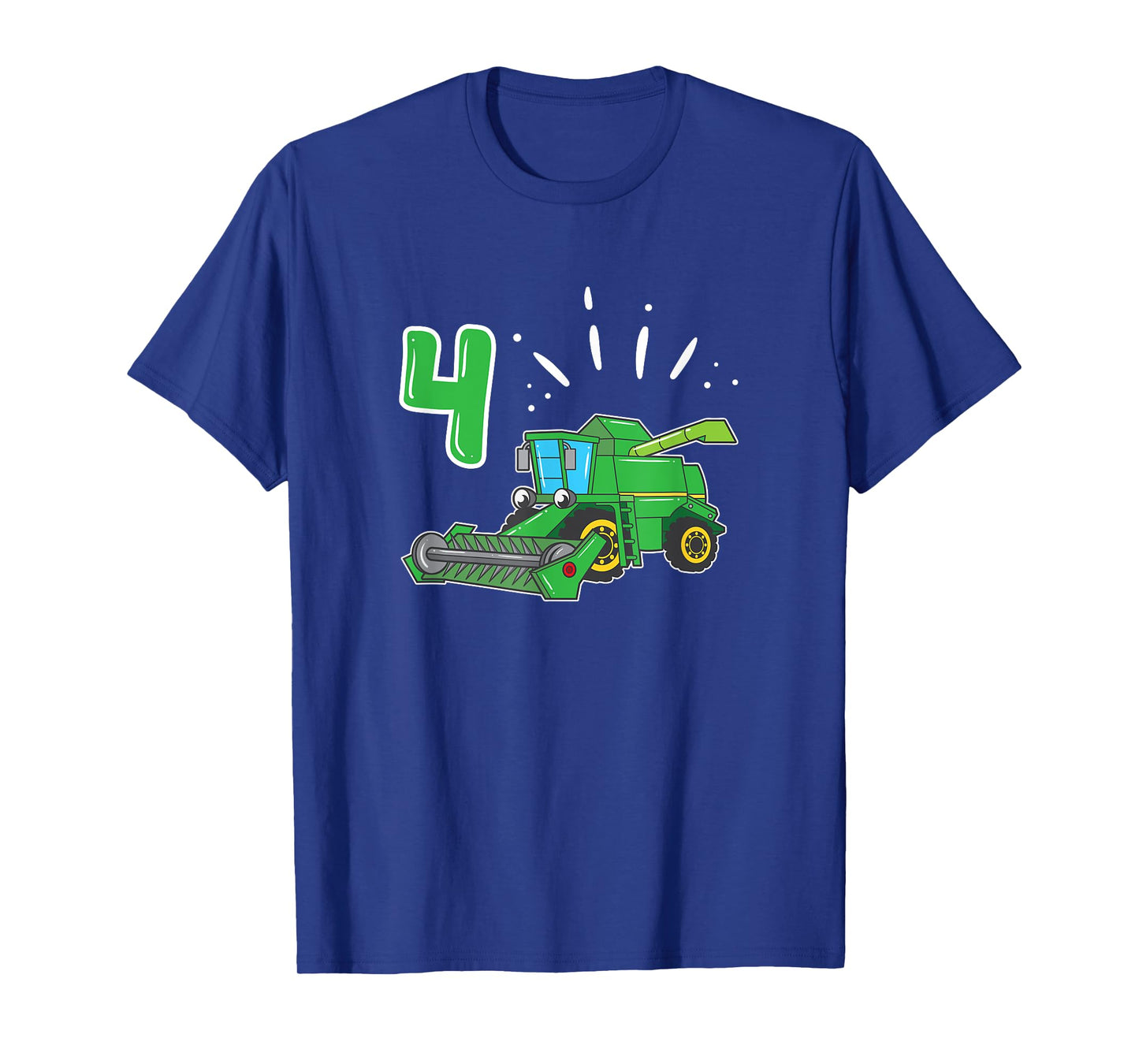 Farmers Farmer Combine Harvester 4 Years Children's Birthday T-Shirt