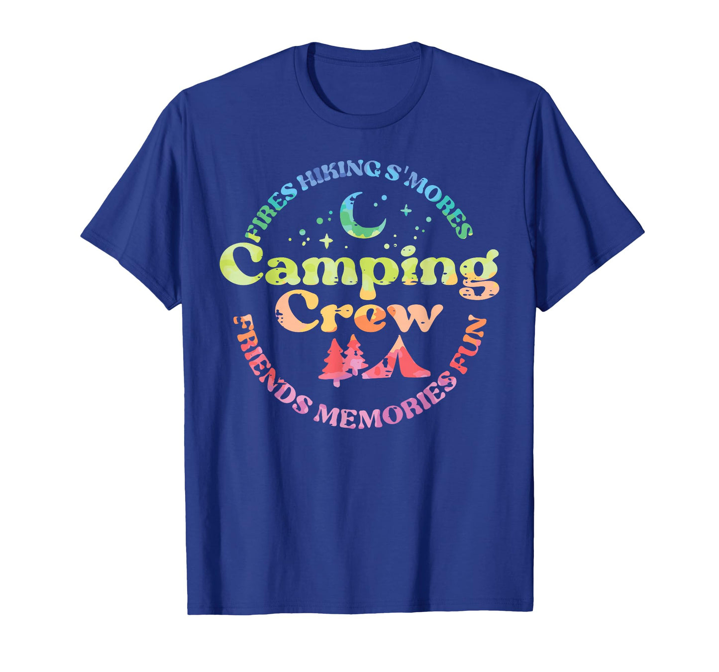 Camping Crew Family Friends Girls Kids Toddler Youth Women T-Shirt
