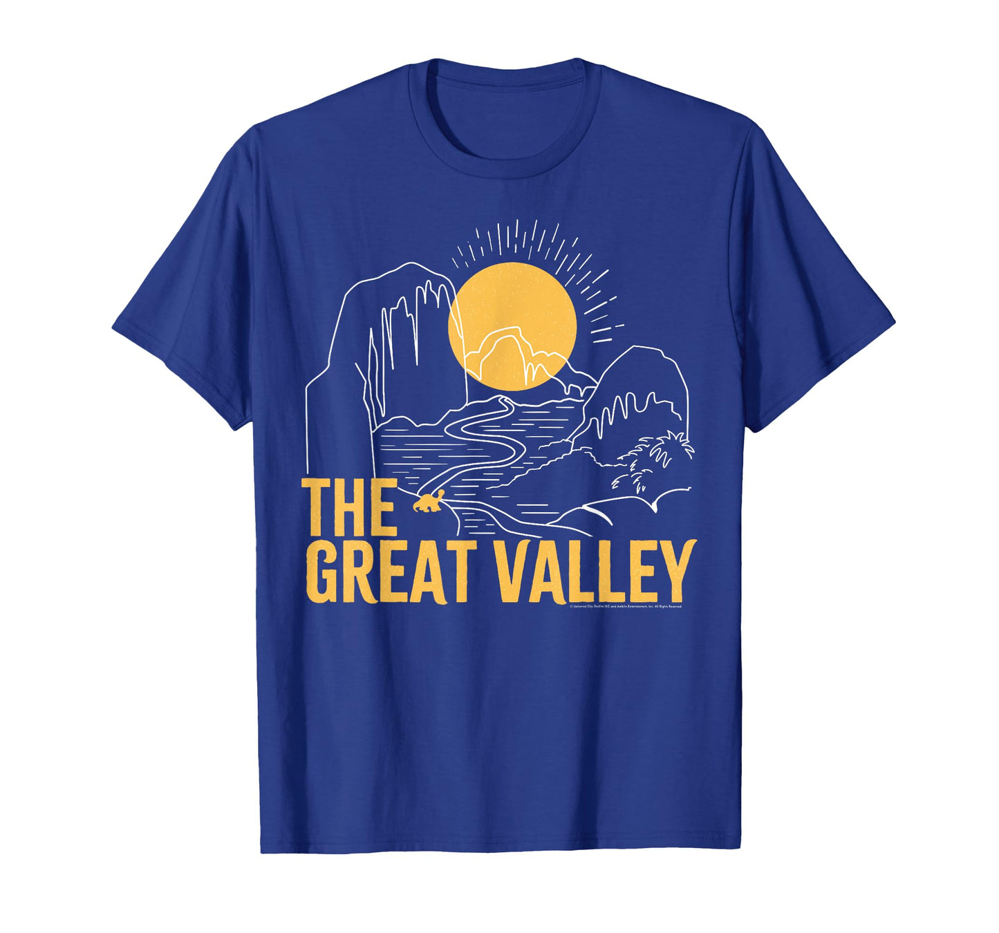 Land Before Time Sunrise Over The Great Valley T-Shirt