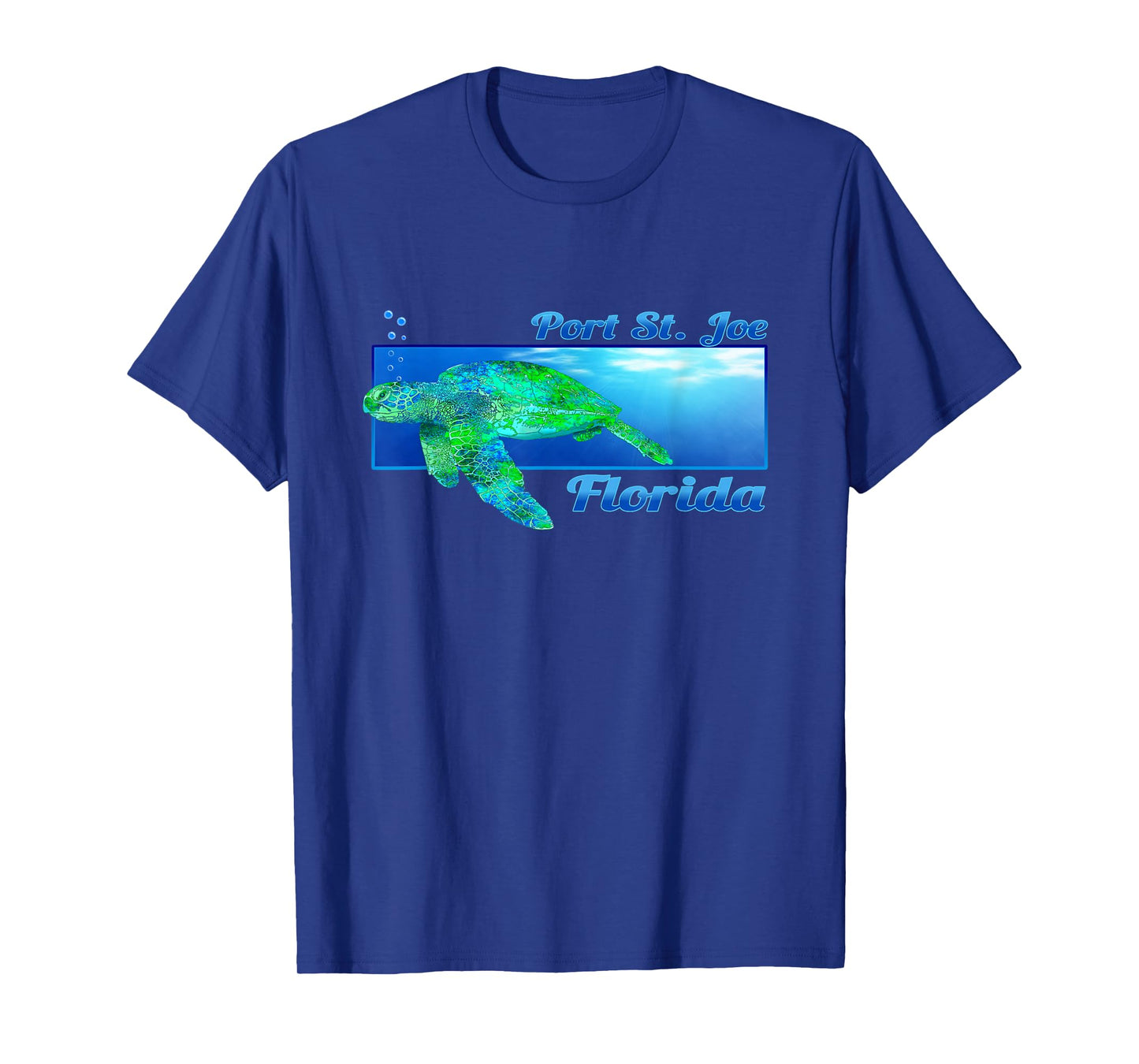 Port St. Joe Florida Swimming Sea Turtle T-Shirt