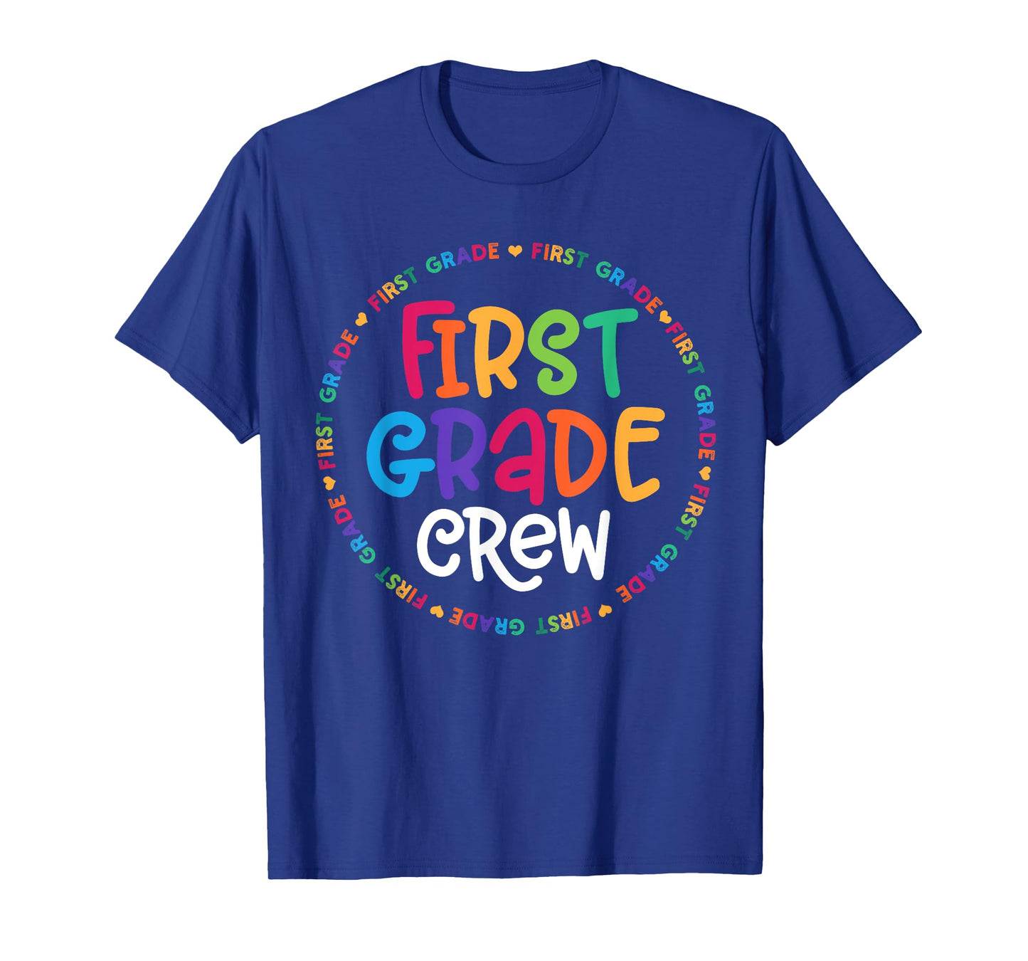 First Grade Crew tshirt 1st Grade Back To School Teacher T-Shirt