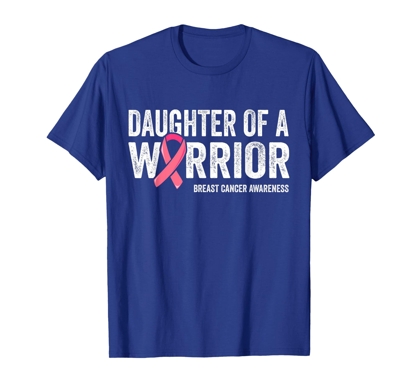 Daughter Of A Warrior Shirt, Mom Breast Cancer Women T-Shirt