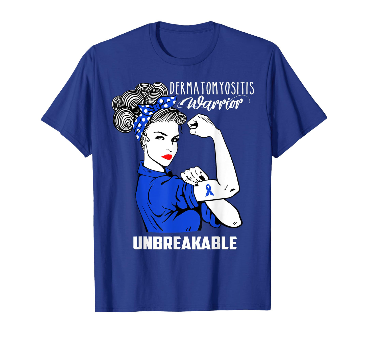 Dermatomyositis Warrior Unbreakable Shirt Awareness Gift T-Shirt