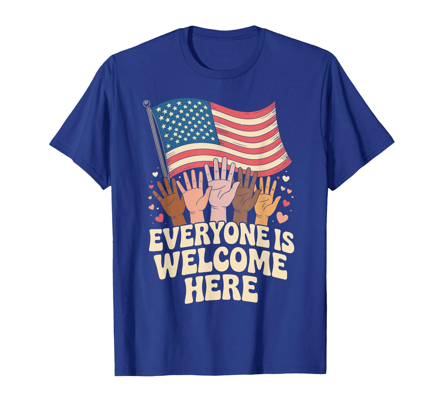 Everyone Is Welcome Here Idaho Teacher Equality Inclusion T-Shirt