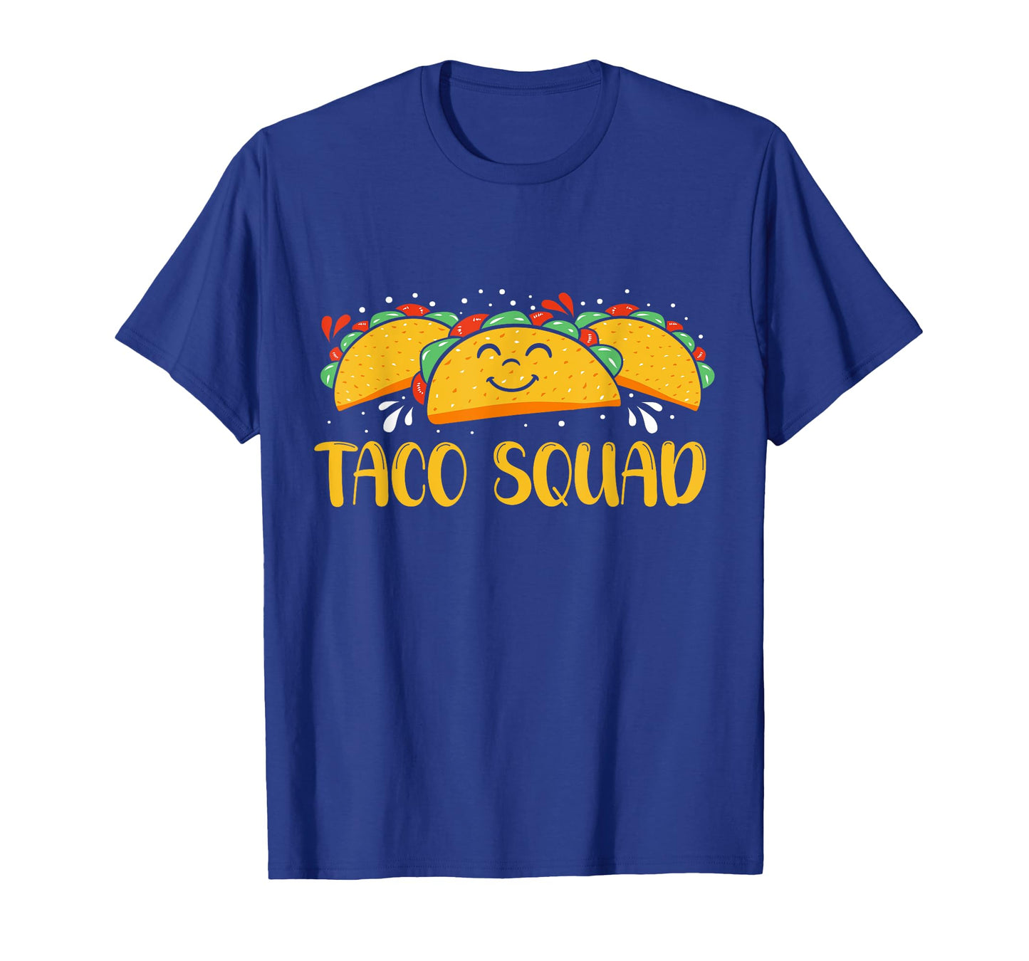 Cool Taco Squad Funny Illustration Men and Women T-Shirt