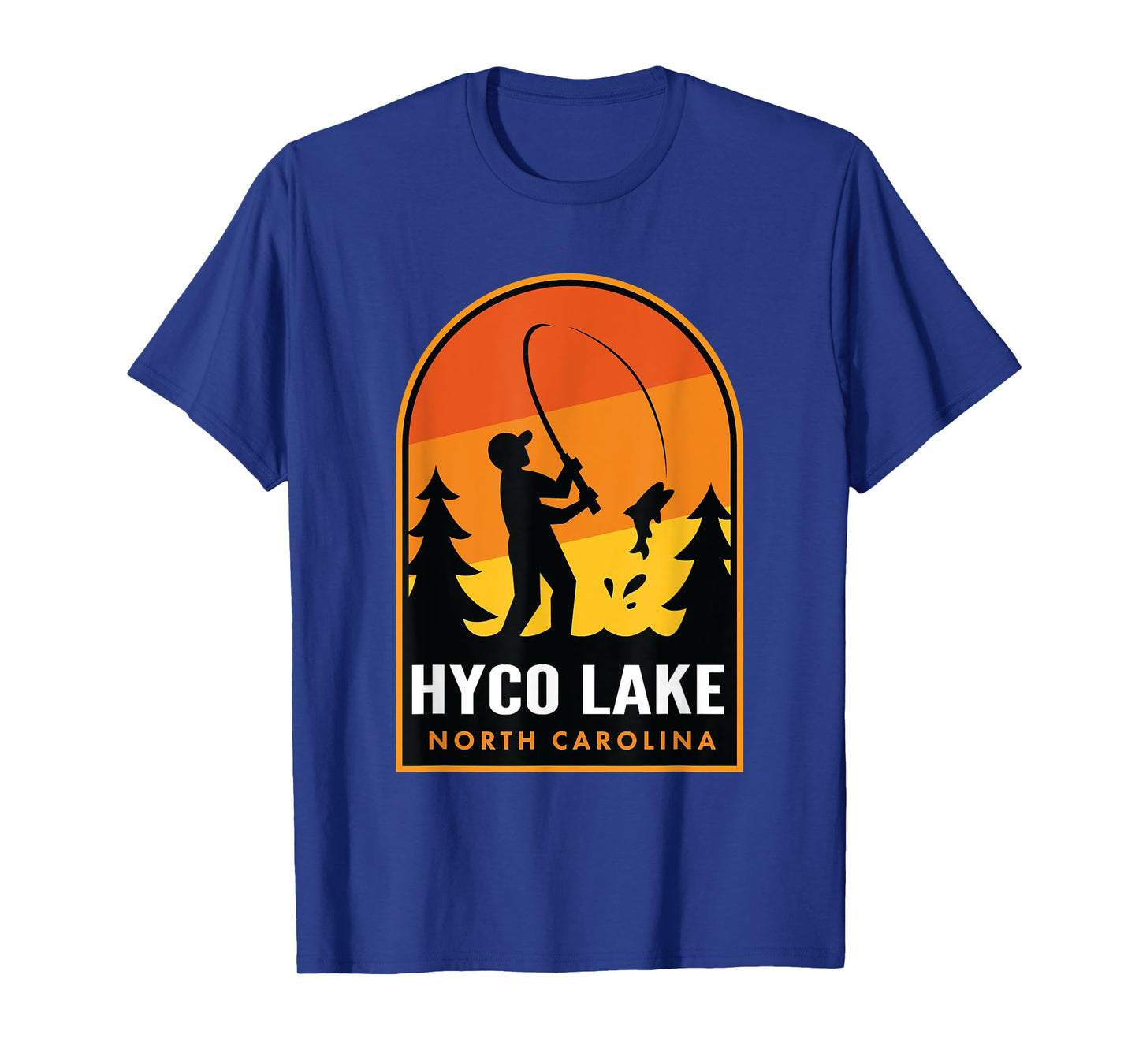 Hyco Lake North Carolina Fishing T-Shirt
