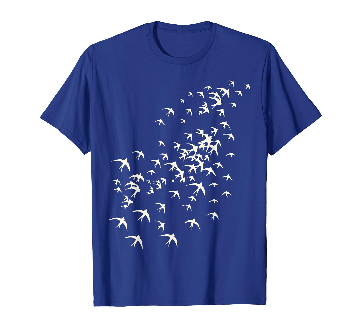 Flock of Birds Flying - Nature and Bird Lovers Graphic Print T-Shirt
