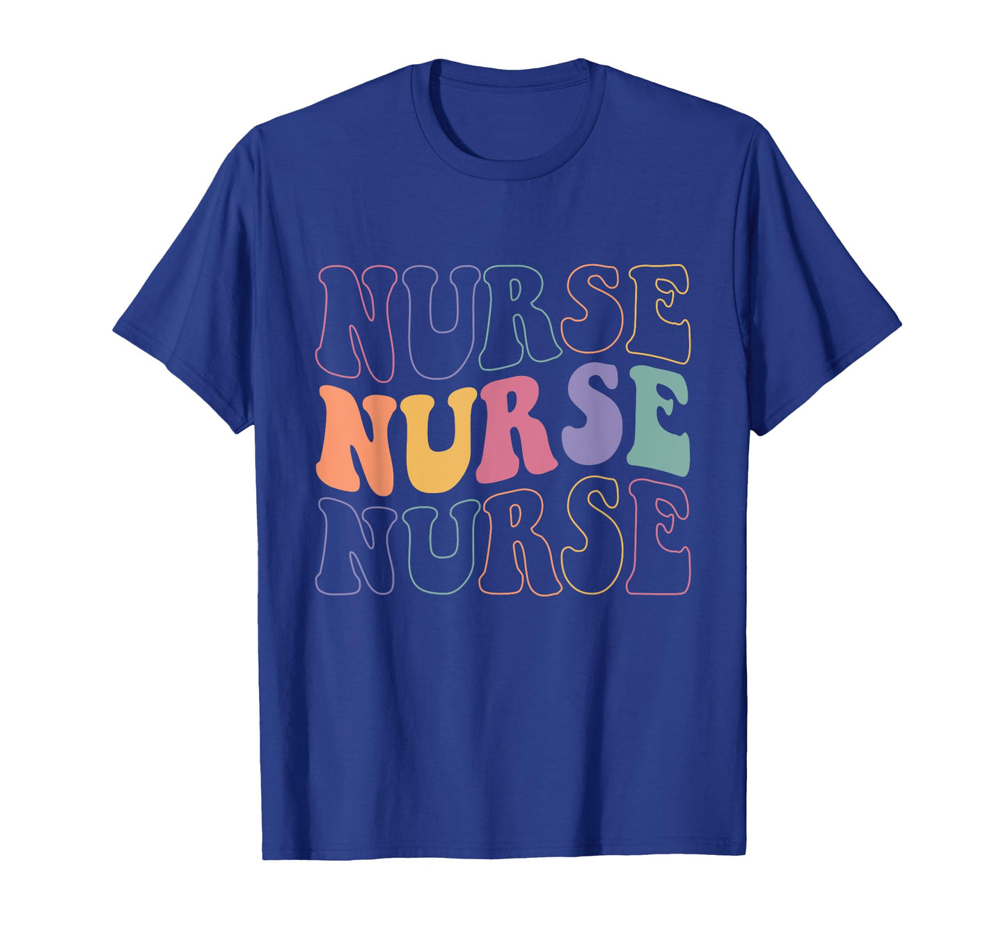 Groovy Nurse Women School Nurse RN ICU ER Pediatric T-Shirt