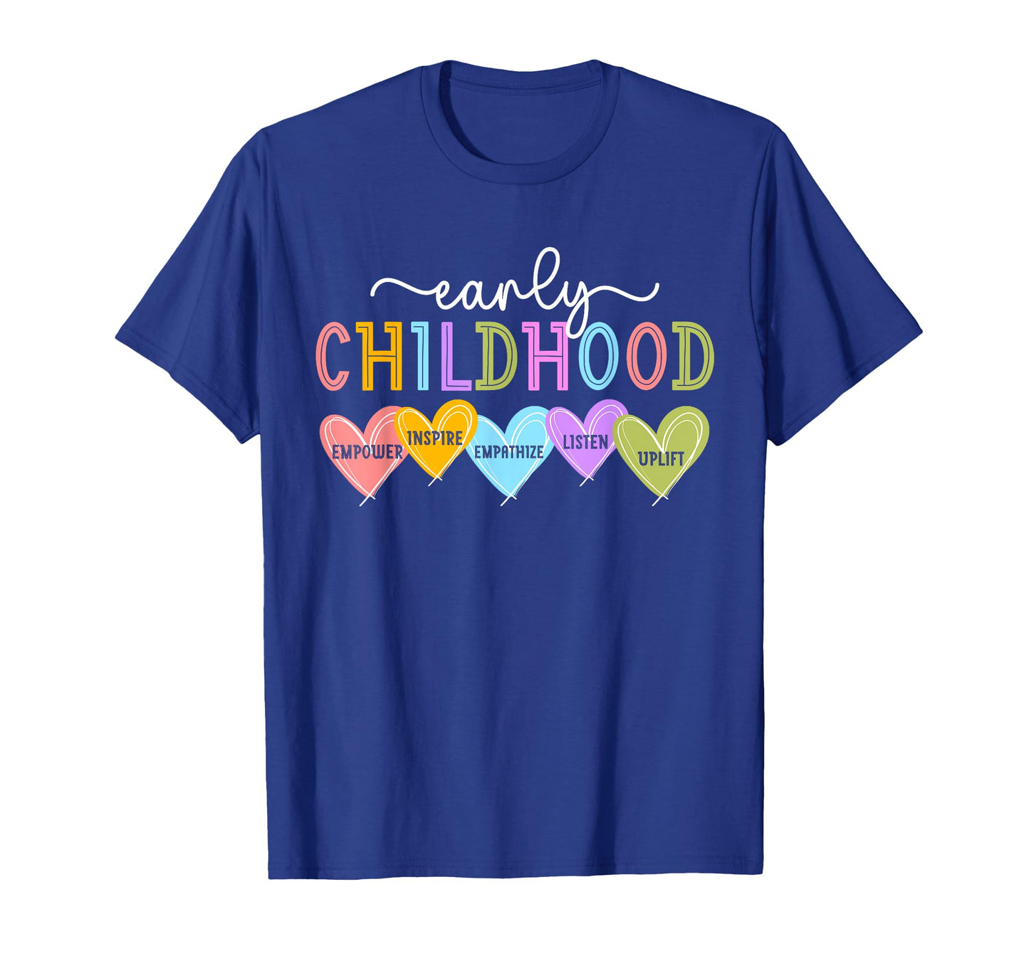 Early Childhood Education Hearts Early Childhood Educator T-Shirt