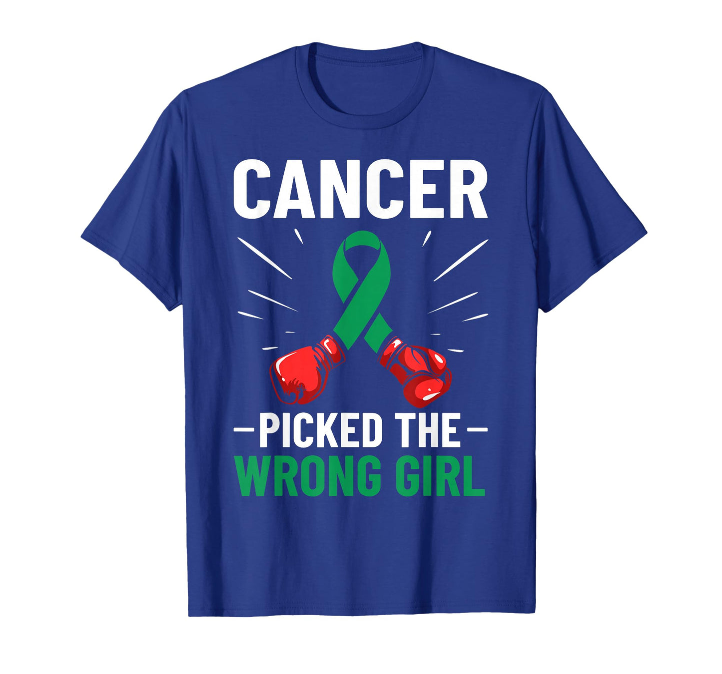 Liver Cancer Awareness Ribbon Cancer Picked The Wrong Girl T-Shirt