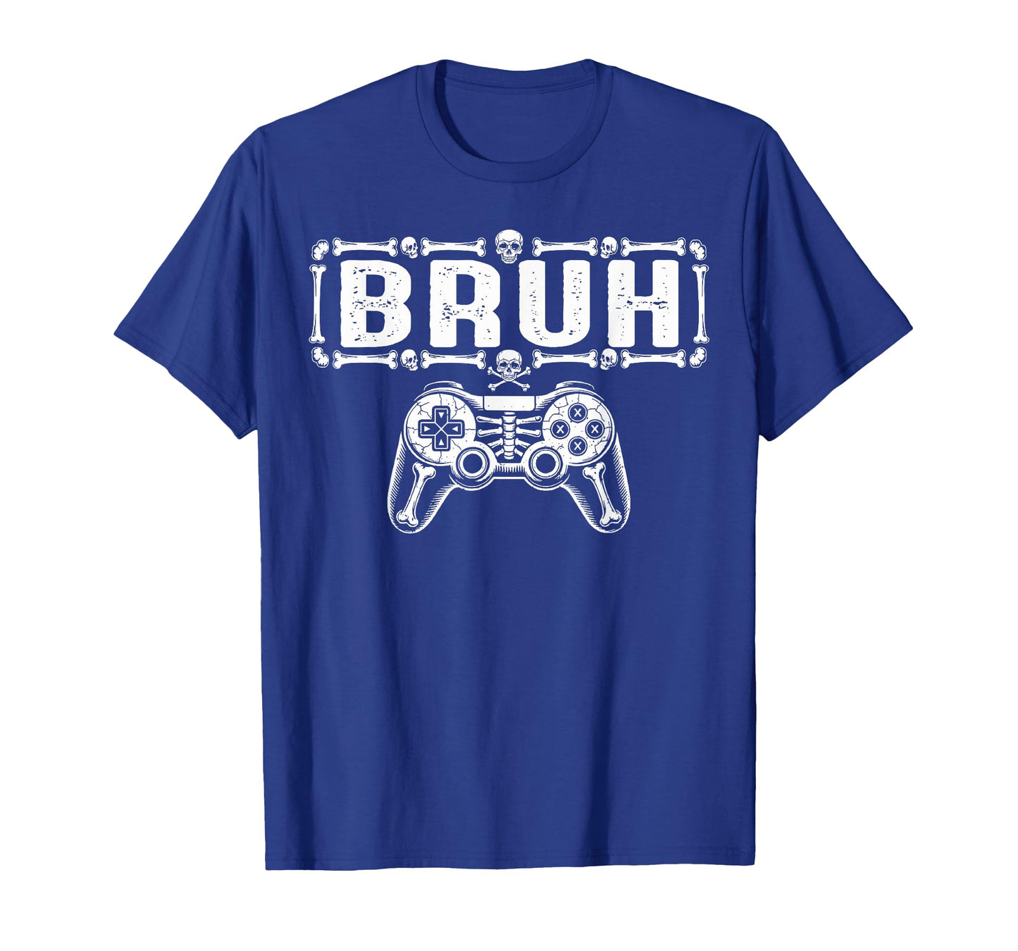 Funny Skeleton Video Game Halloween Gaming Gamer Boys Men T-Shirt