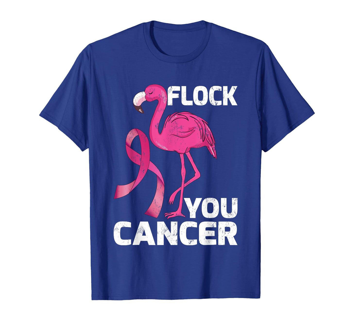 Flock You Cancer Cool Flamingo Breast Cancer Gift T-Shirt