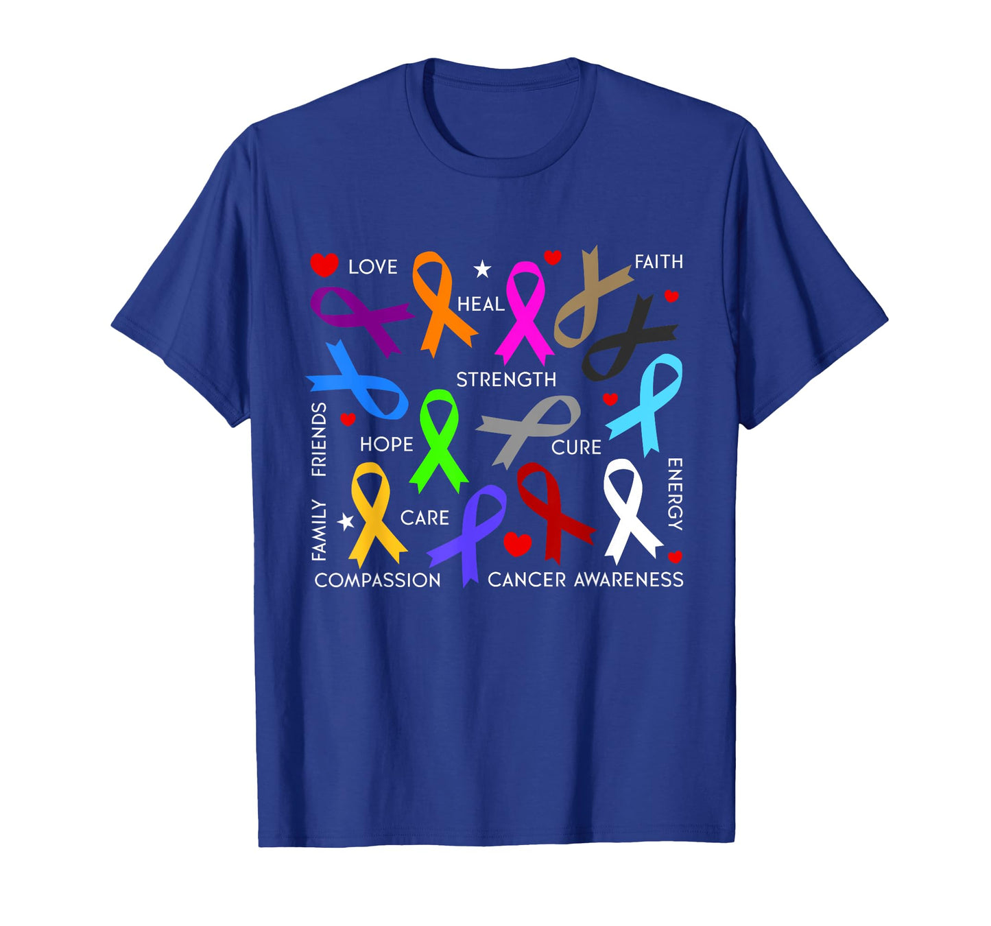 Cancer Awareness - Fight Cancer Ribbons T-Shirt