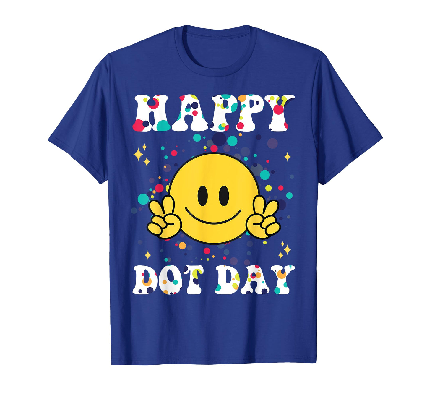 Happy Dot Day Kids Men Polka Dots Kids Boys Girls Groovy T-Shirt