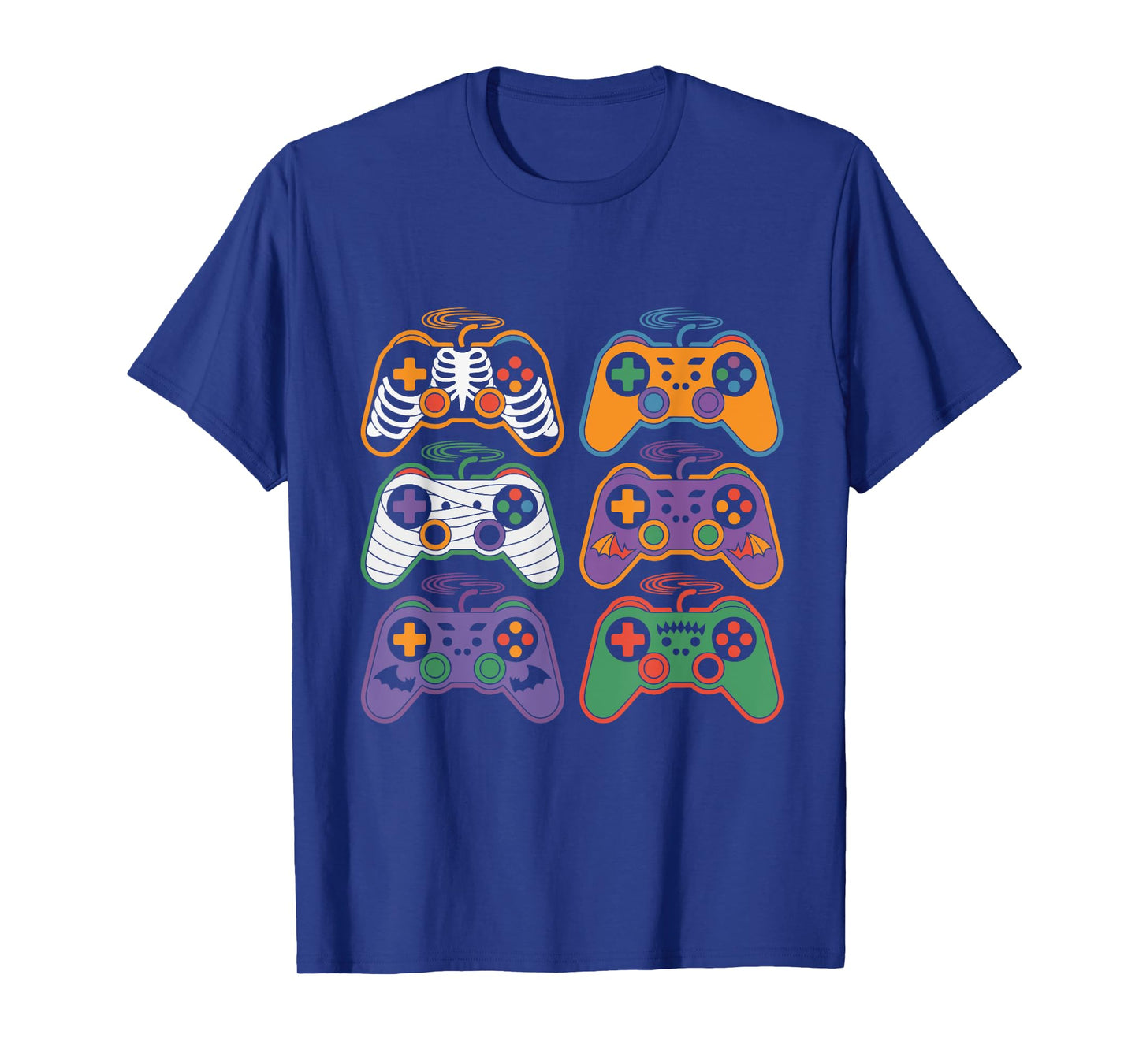 Halloween Skeleton Zombie Gaming Controllers Mummy T-Shirt