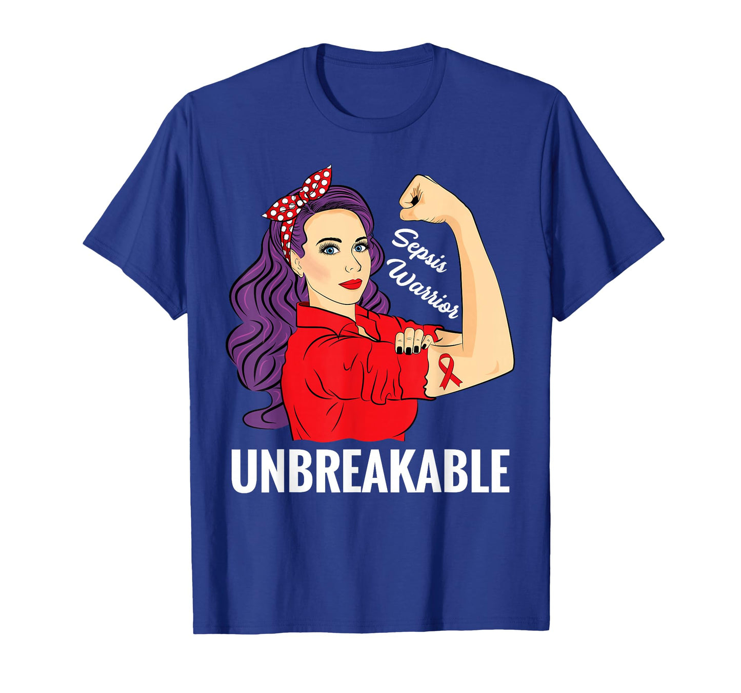 Sepsis Awareness T-Shirt Sepsis Survivor Warrior Unbreakable T-Shirt