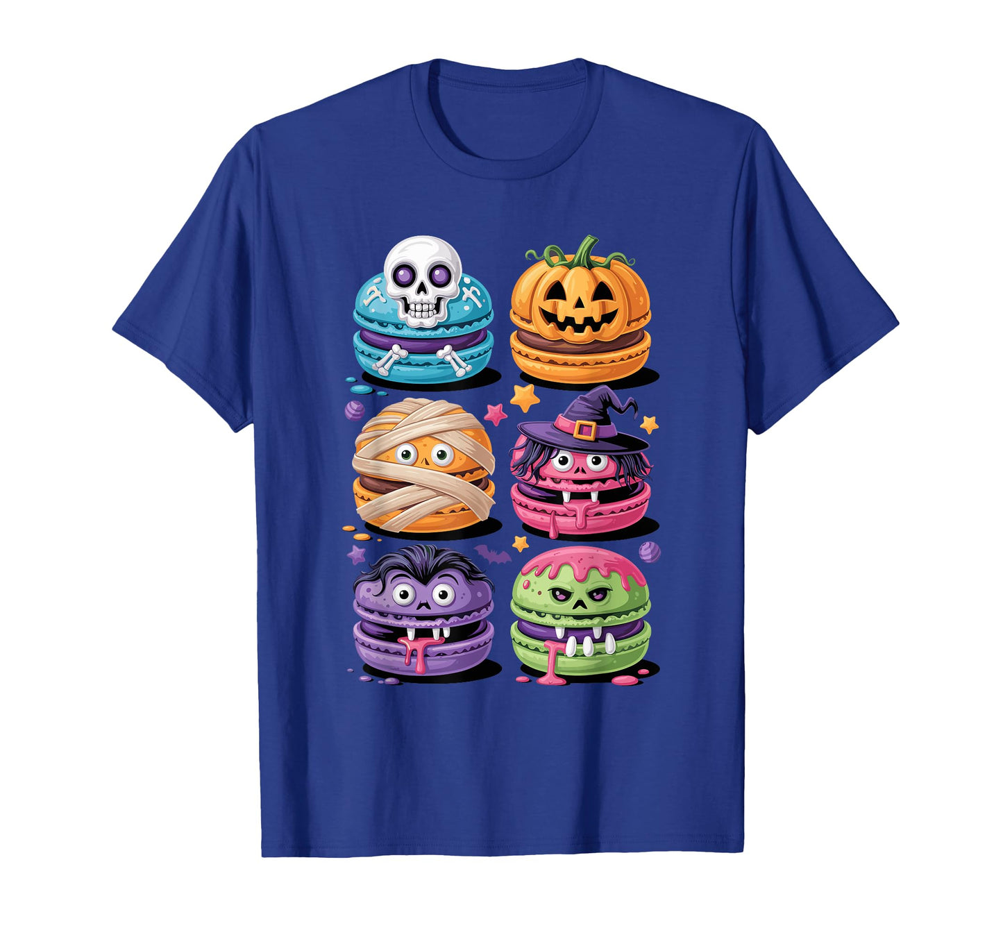 Halloween Macaroons Macaron Skeleton Witch Mummy T-Shirt